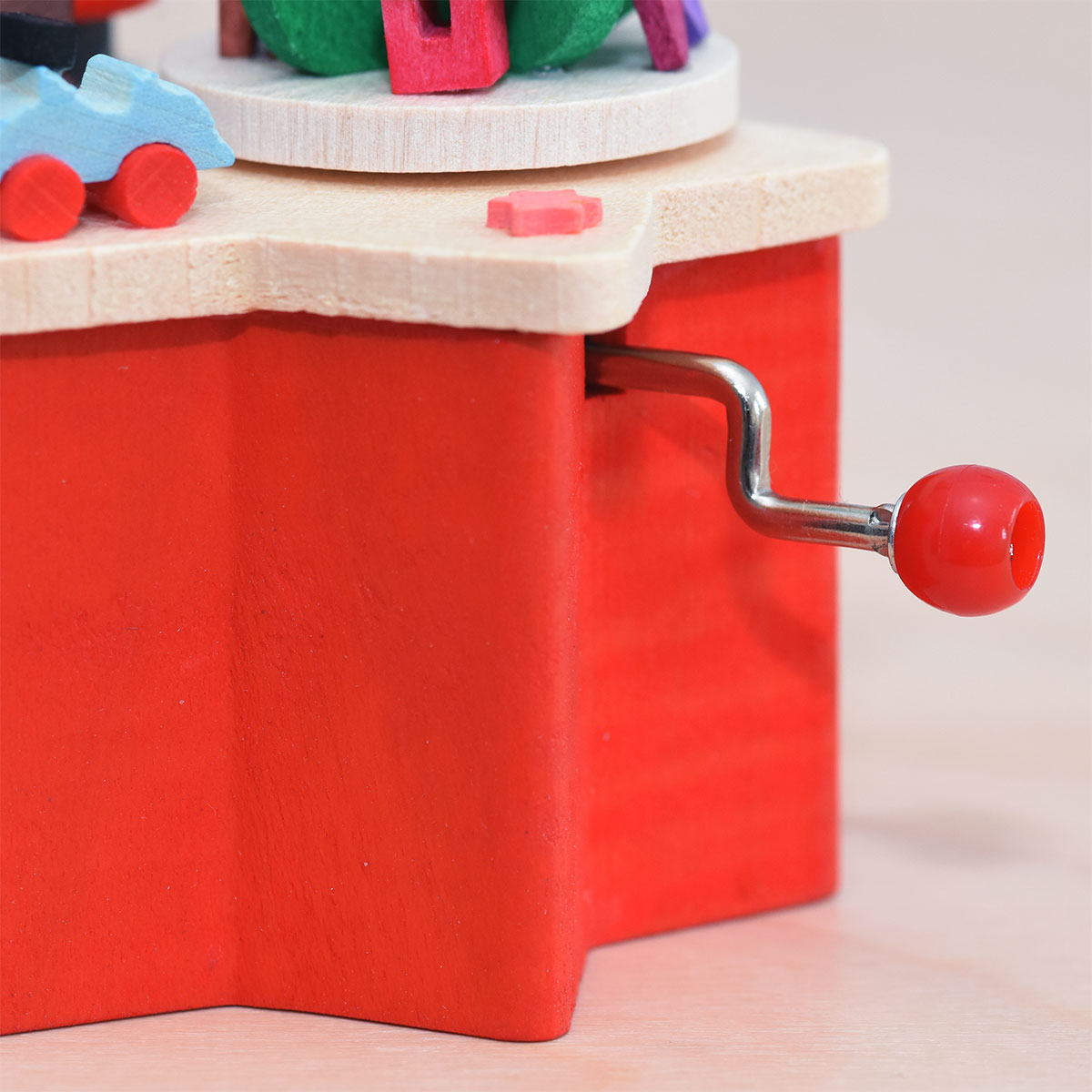 Kurbelspieldose - Weihnachtsmann