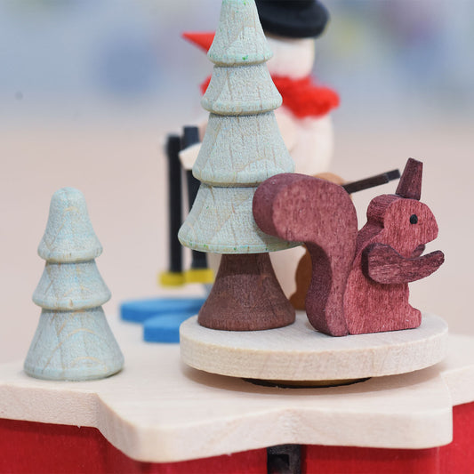 Kurbelspieldose - Schneemann