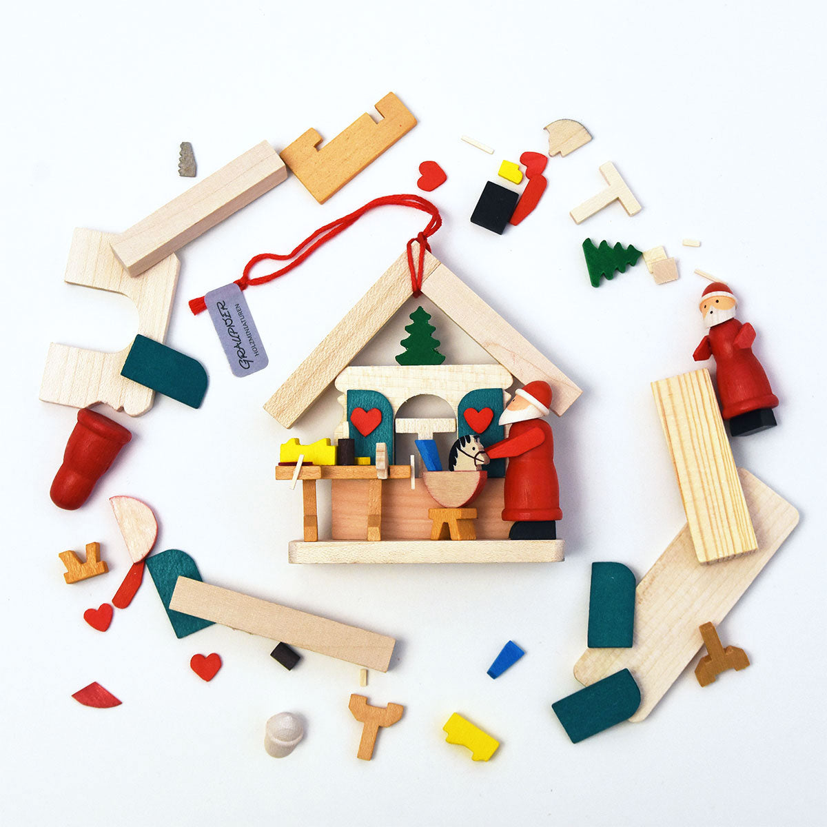 Haus Weihnachtsmann (6 Variante)