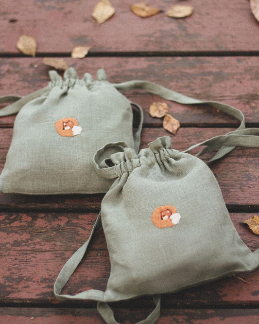 Kinder Linen Rucksack