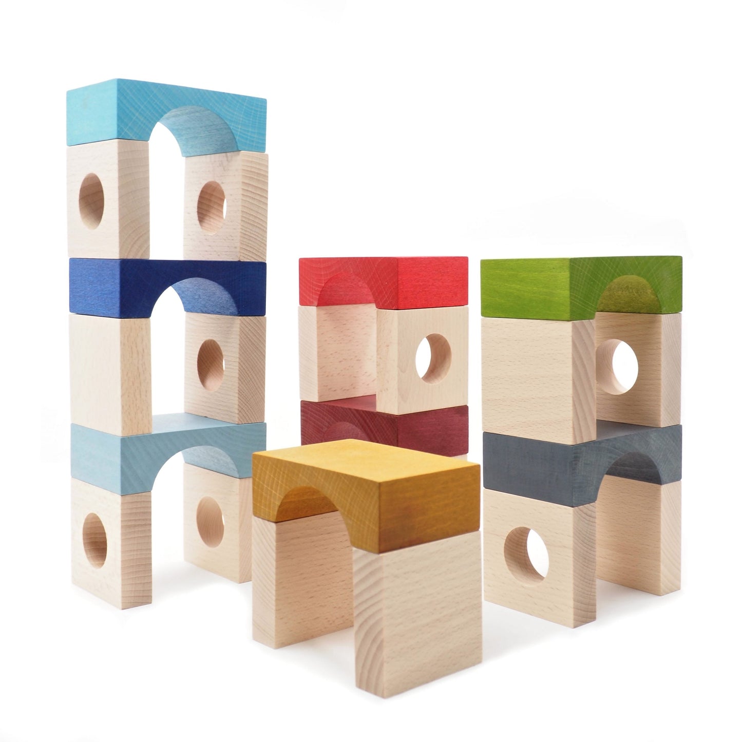 LUBU TUNNEL BLOCKS – TIBIDABO LARGE SET + CAR