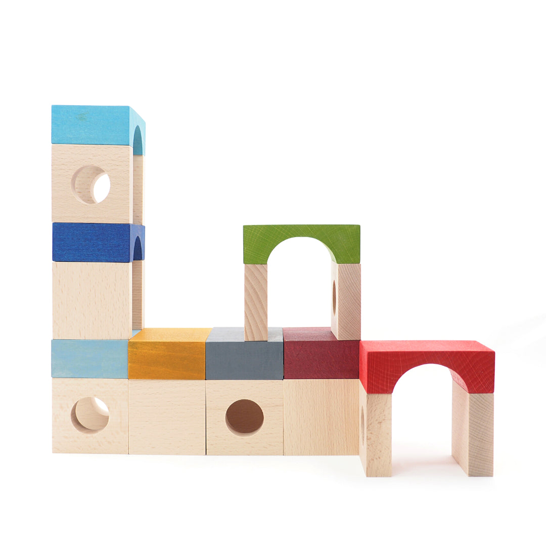LUBU TUNNEL BLOCKS – TIBIDABO LARGE SET + CAR