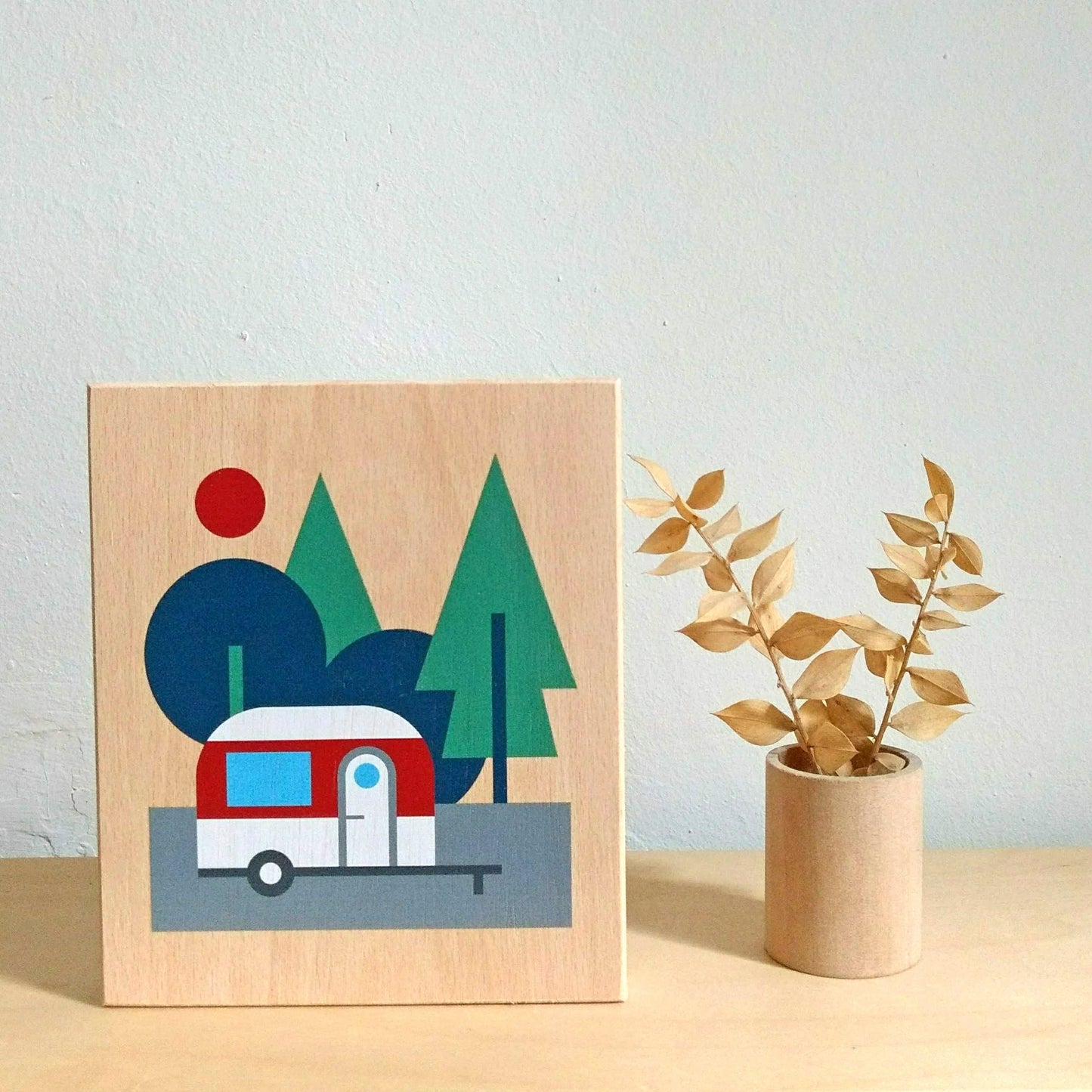 LUBU ILLUSTRATION ON WOOD