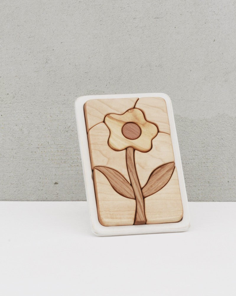 Tateplota - Holzpuzzle Blume - Flower