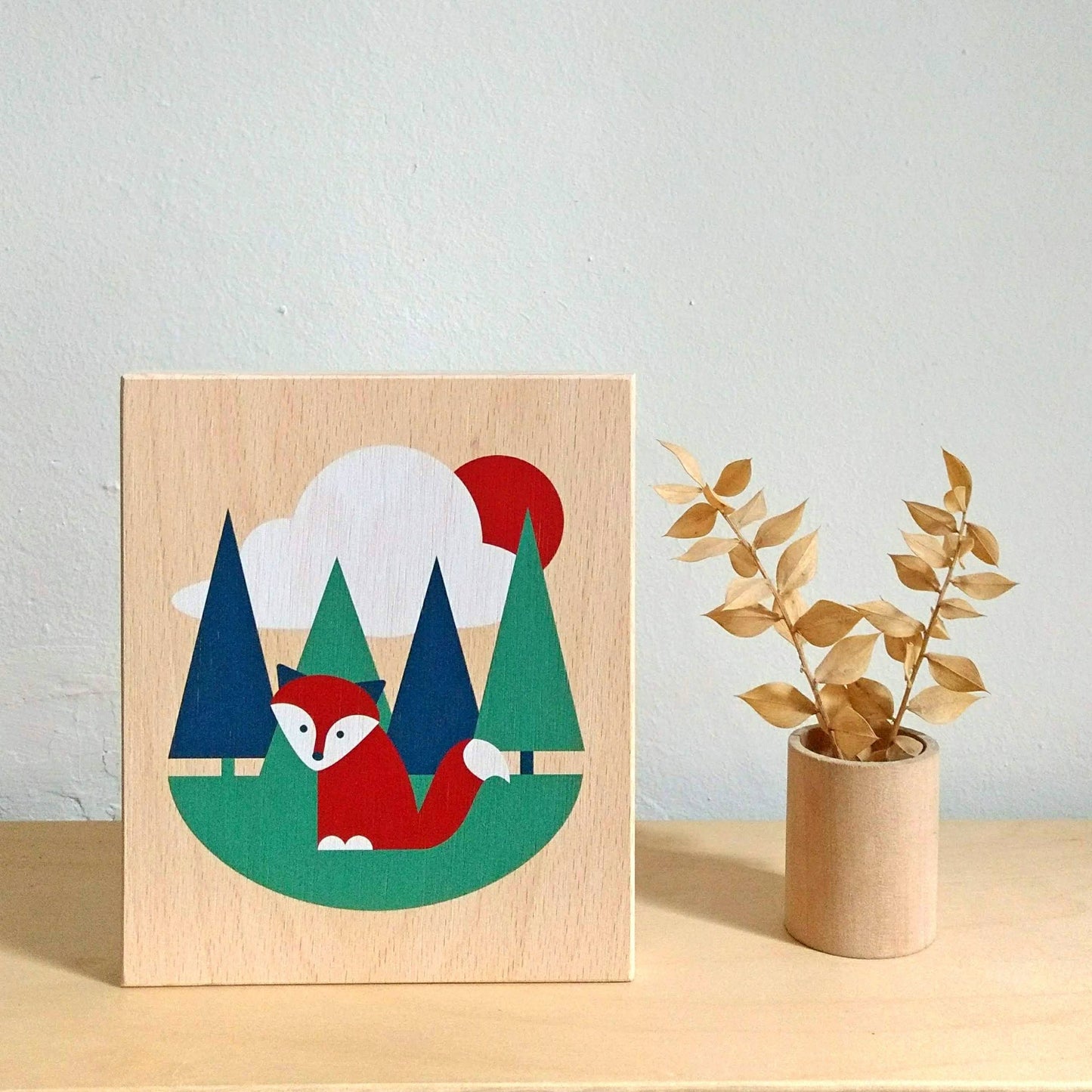 LUBU ILLUSTRATION ON WOOD