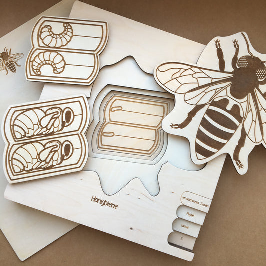 Holzpuzzle "Honey Bee"