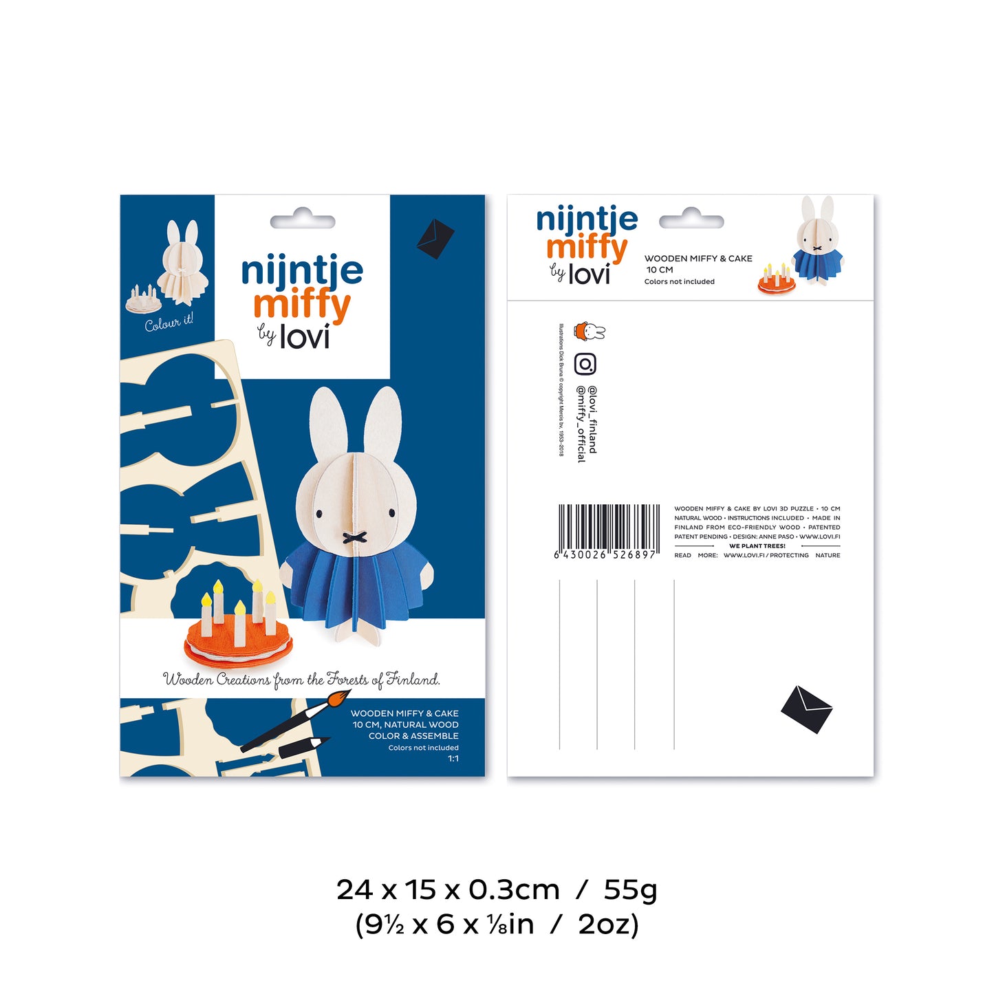 LOVI Miffy & Cake 10 cm