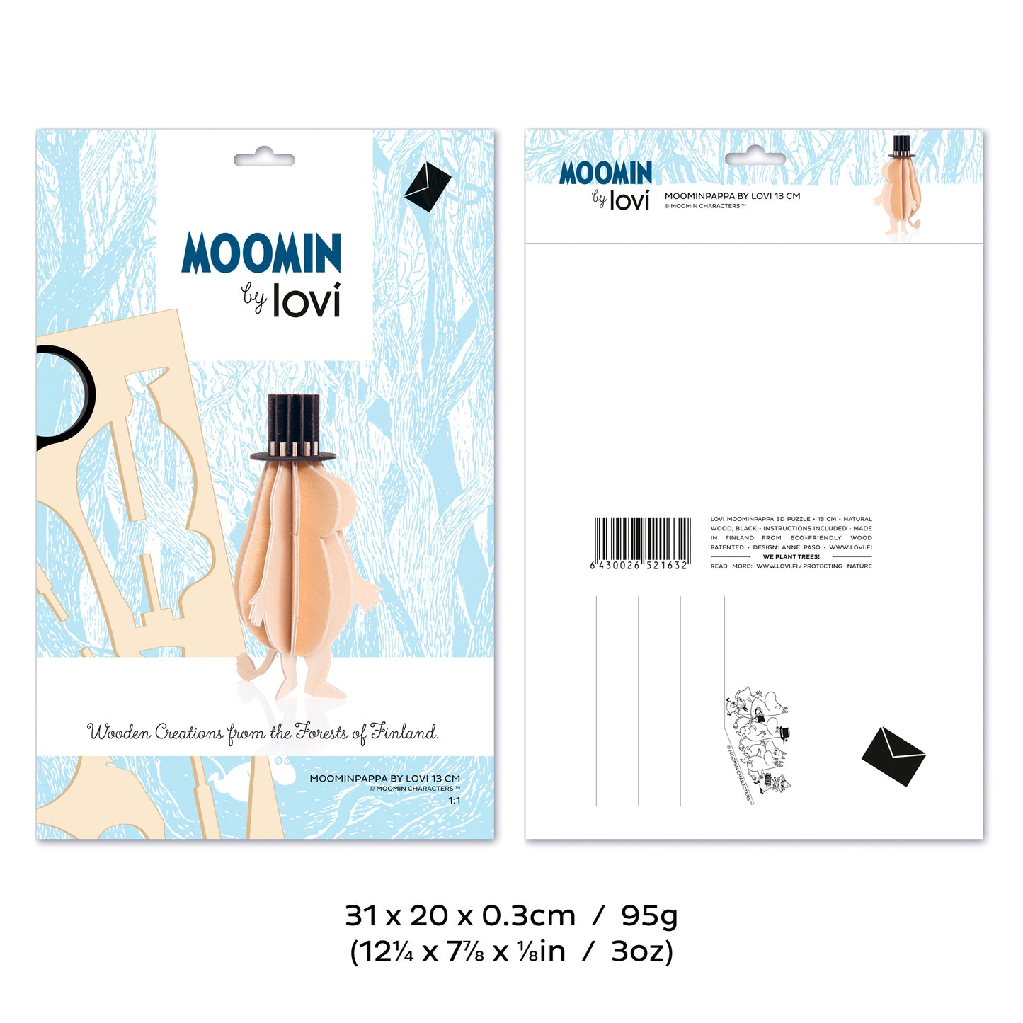 LOVI Moominpappa 13 cm