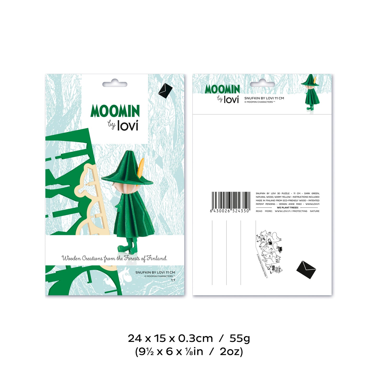 LOVI Moomin Snufkin 11 cm