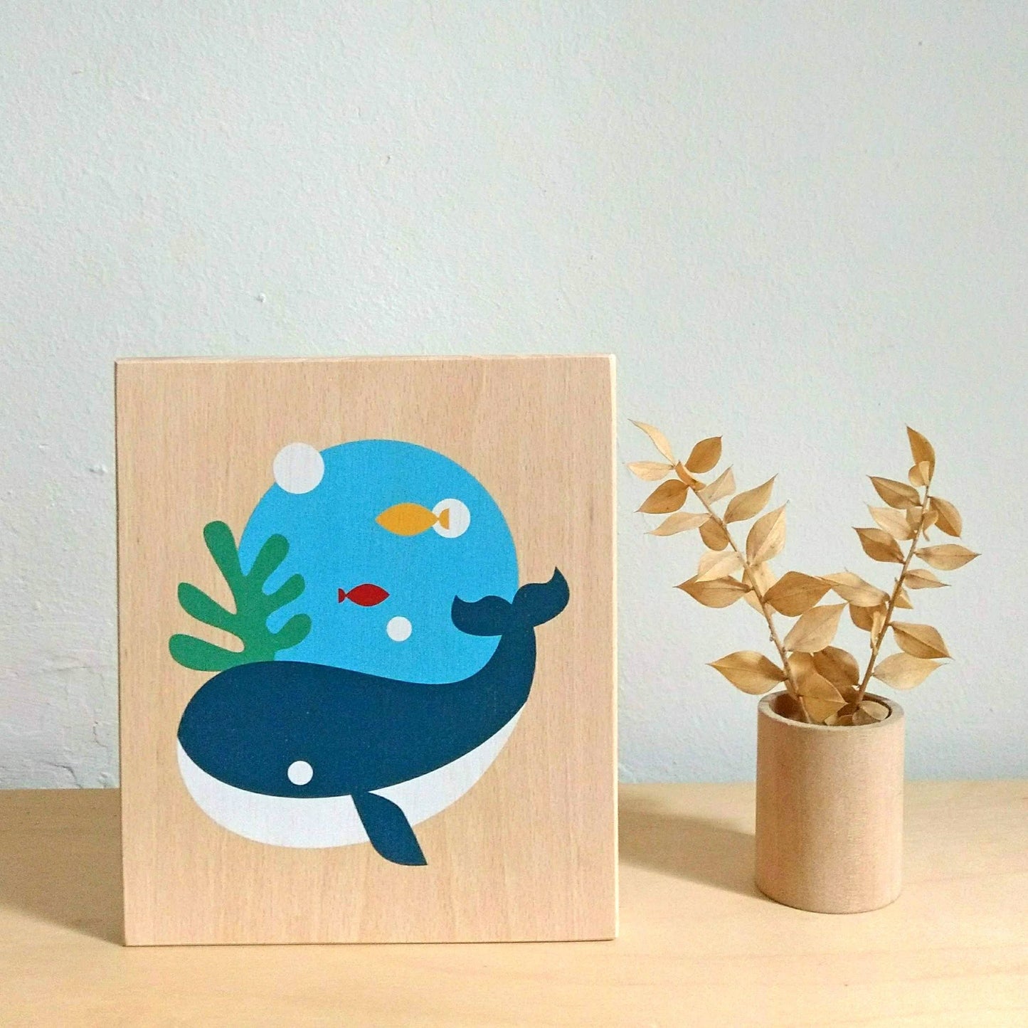 LUBU ILLUSTRATION ON WOOD