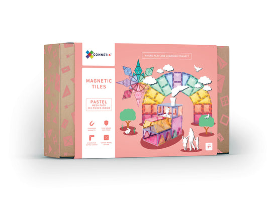 Connetix Tiles PASTEL Mega Pack 202 Teile