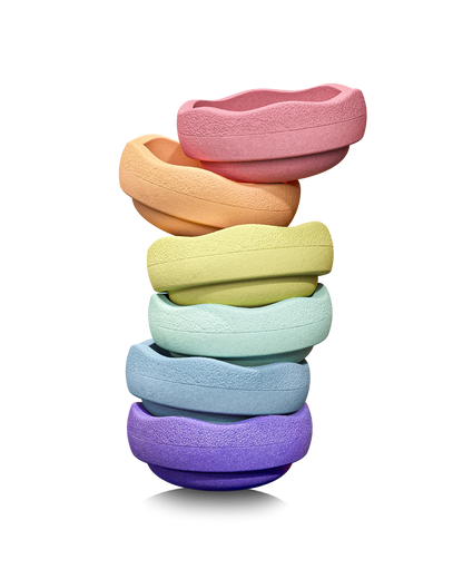 Stapelstein Rainbow Pastel 6