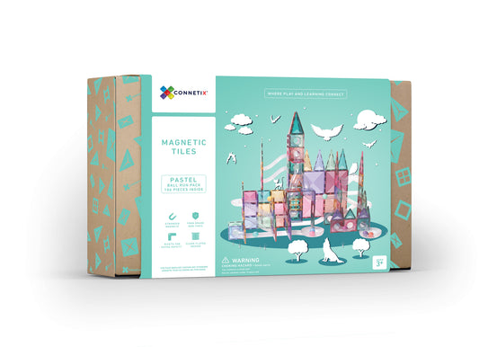Connetix Tiles PASTEL BALL RUN 106 Teile