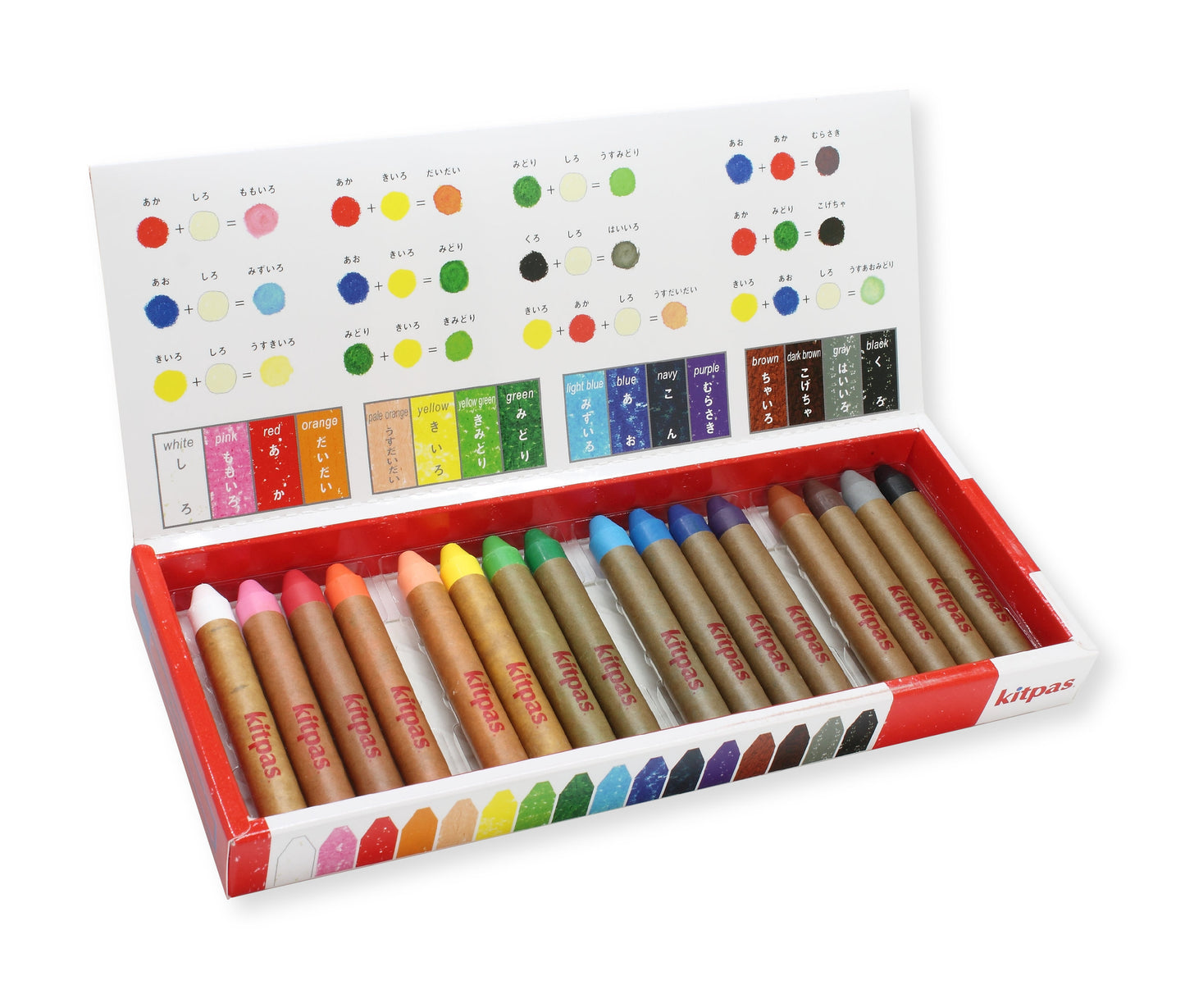 Kitpas Medium Crayon 16 Colors